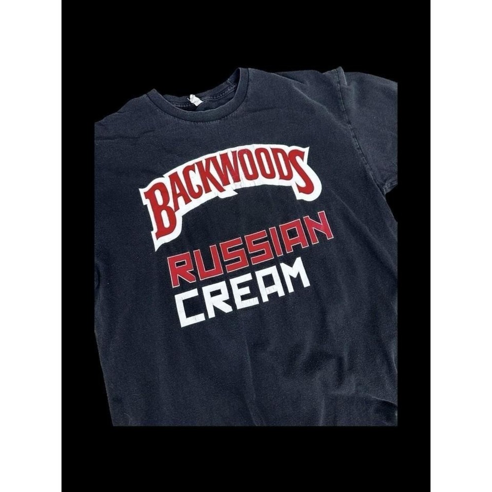 90's Backwoods Russian Cream Cigar Tshirt‎ Size Xl Y2K Weed